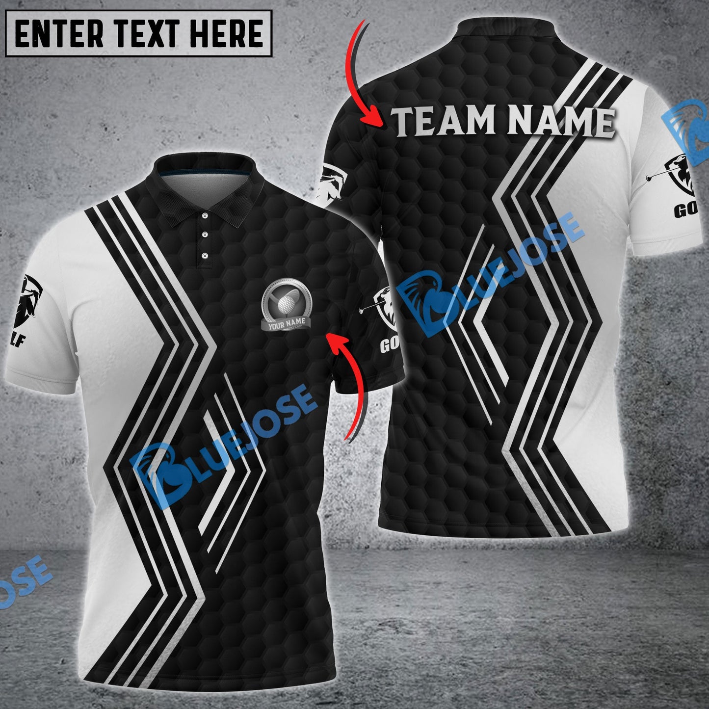 Frenzidea Golf Line Breaker Customized Name, Team Name 3D Shirts ( 6 Colors )