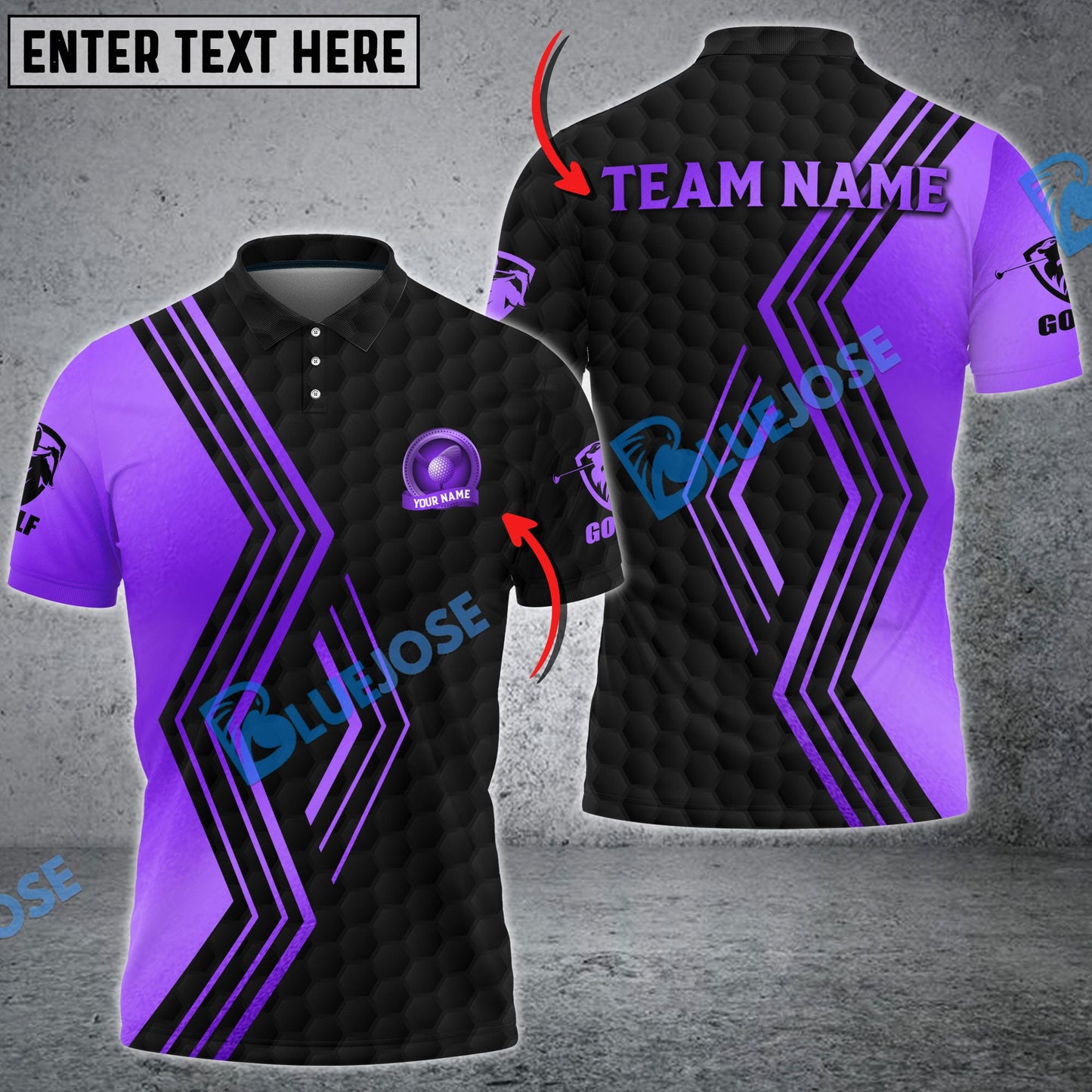 Frenzidea Golf Line Breaker Customized Name, Team Name 3D Shirts ( 6 Colors )