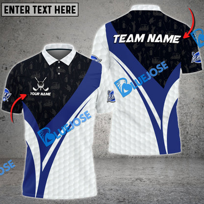 Frenzidea Golf Pro Stylist Customized Name, Team Name 3D Shirts ( 5 Colors )