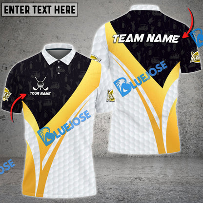 Frenzidea Golf Pro Stylist Customized Name, Team Name 3D Shirts ( 5 Colors )