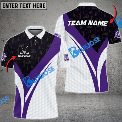 Frenzidea Golf Pro Stylist Customized Name, Team Name 3D Shirts ( 5 Colors )