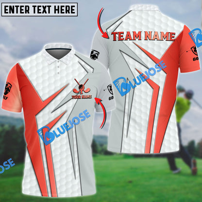 Frenzidea Golf Into New World Customized Name, Team Name 3D Shirts (4 Colors)