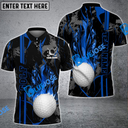 Frenzidea Golf Strike The Blood Customized Name, Team Name 3D Shirts ( 5 Colors )