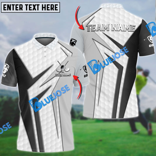 Frenzidea Golf Into New World Customized Name, Team Name 3D Shirts (4 Colors)