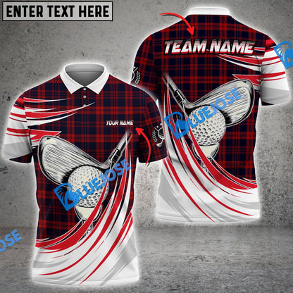 Frenzidea Golf Caro Wind Customized Name, Team Name 3D Shirts (4 Colors)