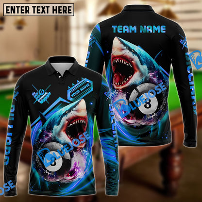 Frenzidea Billiards Ball 8 Bling Pool Shark Personalized Name, Team Name 3D Shirt