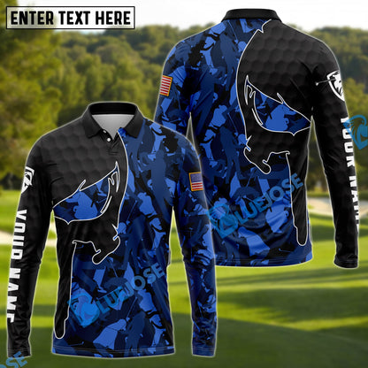 frenzidea Pride Premium Golf Skull Personalized Name 3D Shirt