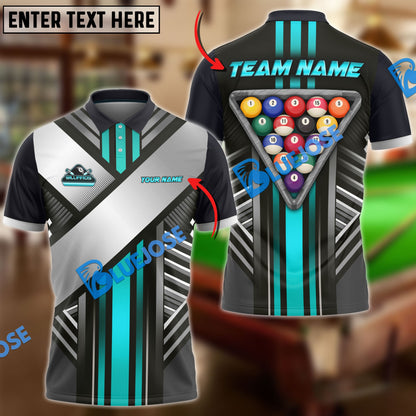 Frenzidea Billiards Ball 8 Victory Armor Personalized Name, Team Name Unisex Shirt ( 6 Colors )