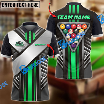 Frenzidea Billiards Ball 8 Victory Armor Personalized Name, Team Name Unisex Shirt ( 6 Colors )