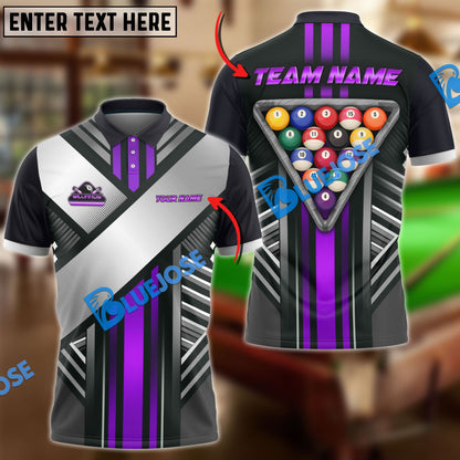 Frenzidea Billiards Ball 8 Victory Armor Personalized Name, Team Name Unisex Shirt ( 6 Colors )