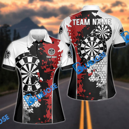frenzidea Darts On Your Mark Personalized Name, Team Name 3D Shirt (4 Colors)