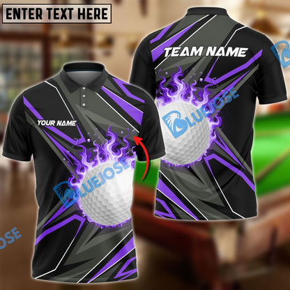 Frenzidea Shockwave Golf Customized Name, Team Name 3D Shirts ( 4 Colors )