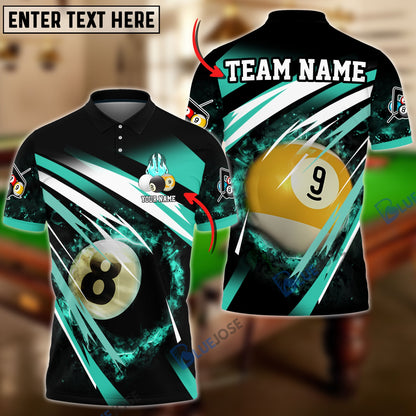 Frenzidea Billiards Explosion Personalized Name, Team Name Unisex Shirt ( 6 Colors )