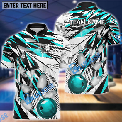 Frenzideas Bowling And Pins Diamonds Dart Personalized Name, Team Name Unisex Shirt
