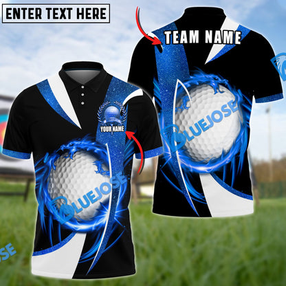 Frenzidea Golf Wind Blade Customized Name, Team Name 3D Shirts (6 Colors)