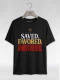 Saved Favored Unbothered T-Shirt: Christian Faith Graphic T-Shirt - RootednLoud