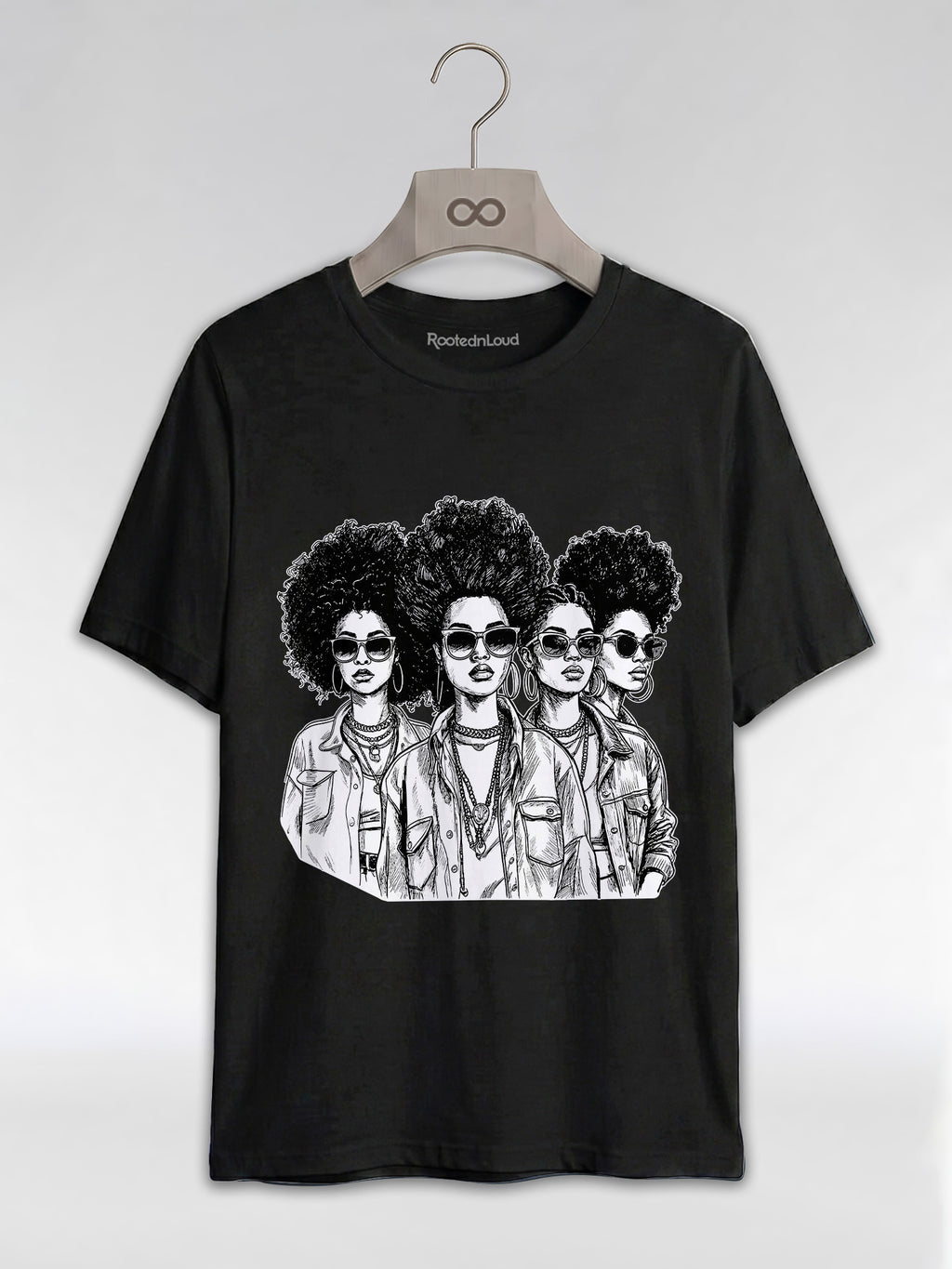 Black Girl Magic: The Ultimate Squad Goals Graphic T-Shirt - RootednLoud