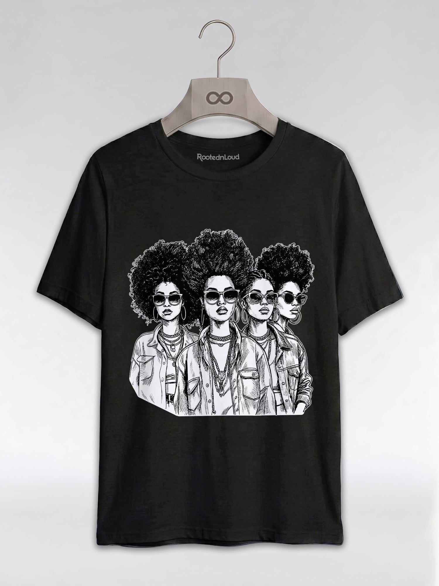 Black Girl Magic: The Ultimate Squad Goals Graphic T-Shirt - RootednLoud