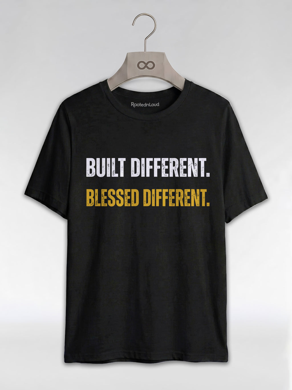 Built Different Blessed Different: Black Excellence Graphic T-Shirt - RootednLoud