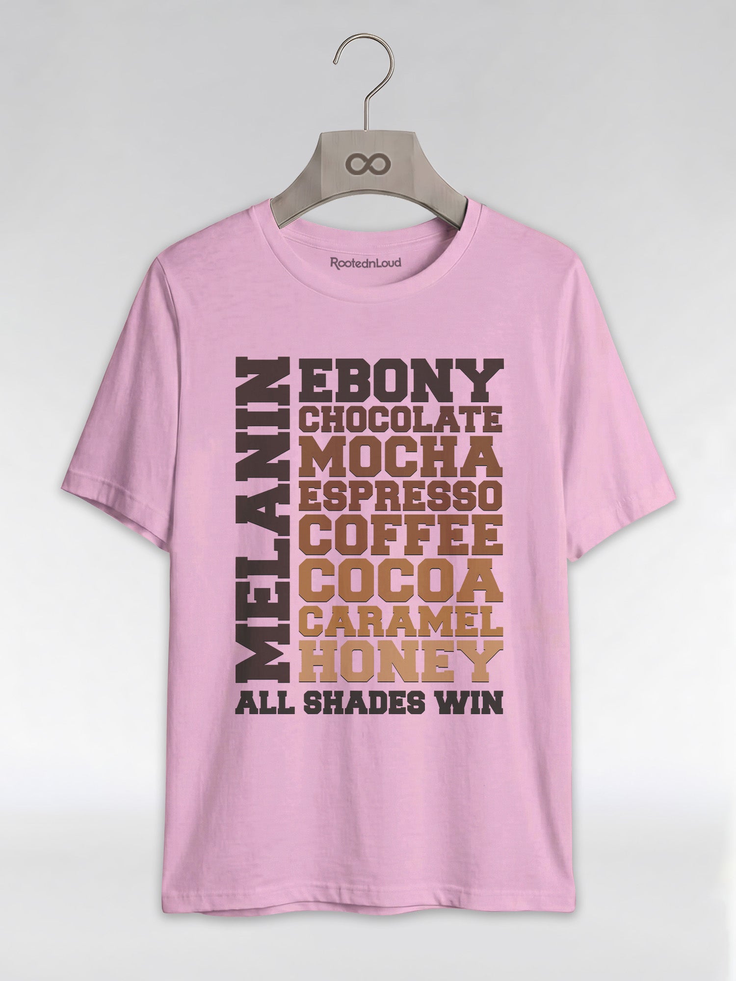 Melanin All Shades Win - Black Queen Graphic T-Shirt - RootednLoud