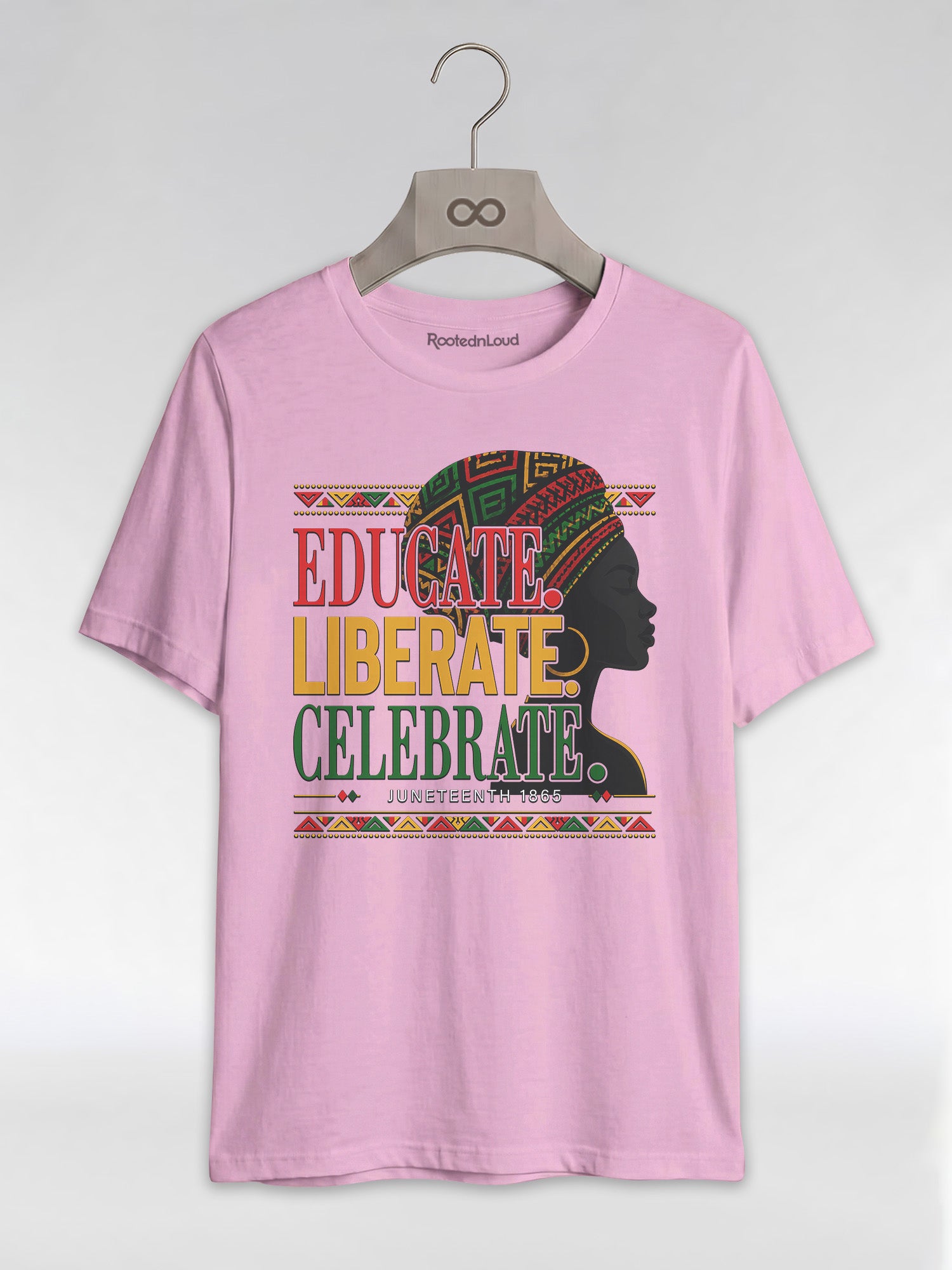 Black History: Educate Liberate Celebrate 1865 Graphic T-Shirt - RootednLoud
