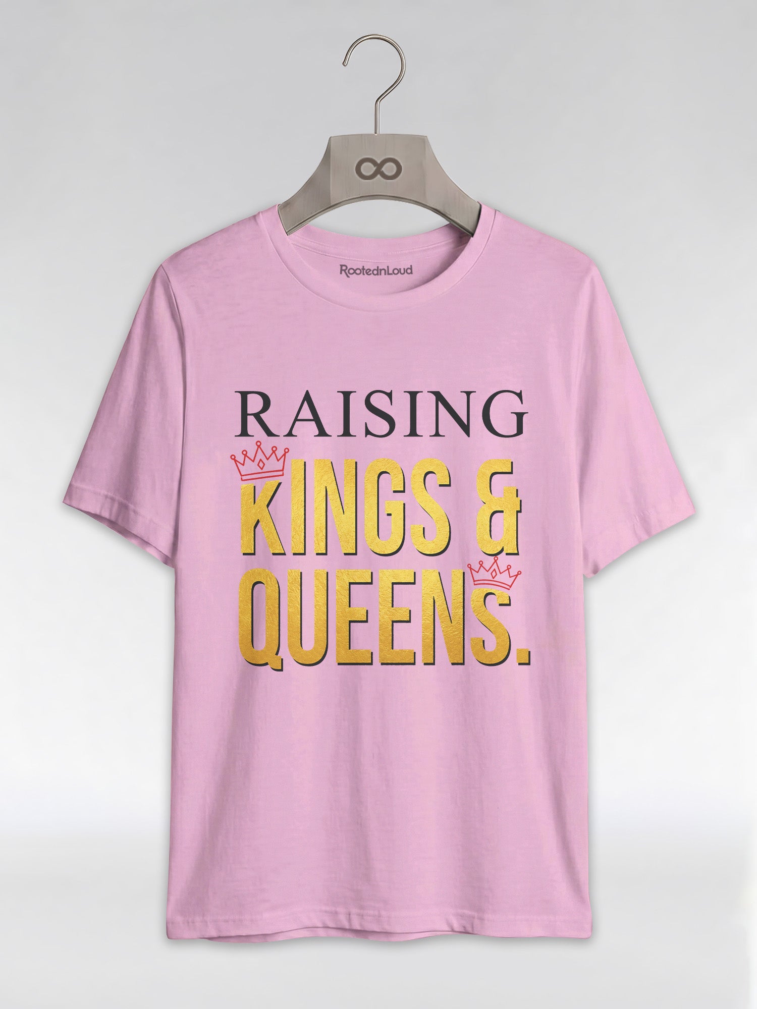 Raising Kings And Queens: Proud Black Parents Graphic T-Shirt - RootednLoud