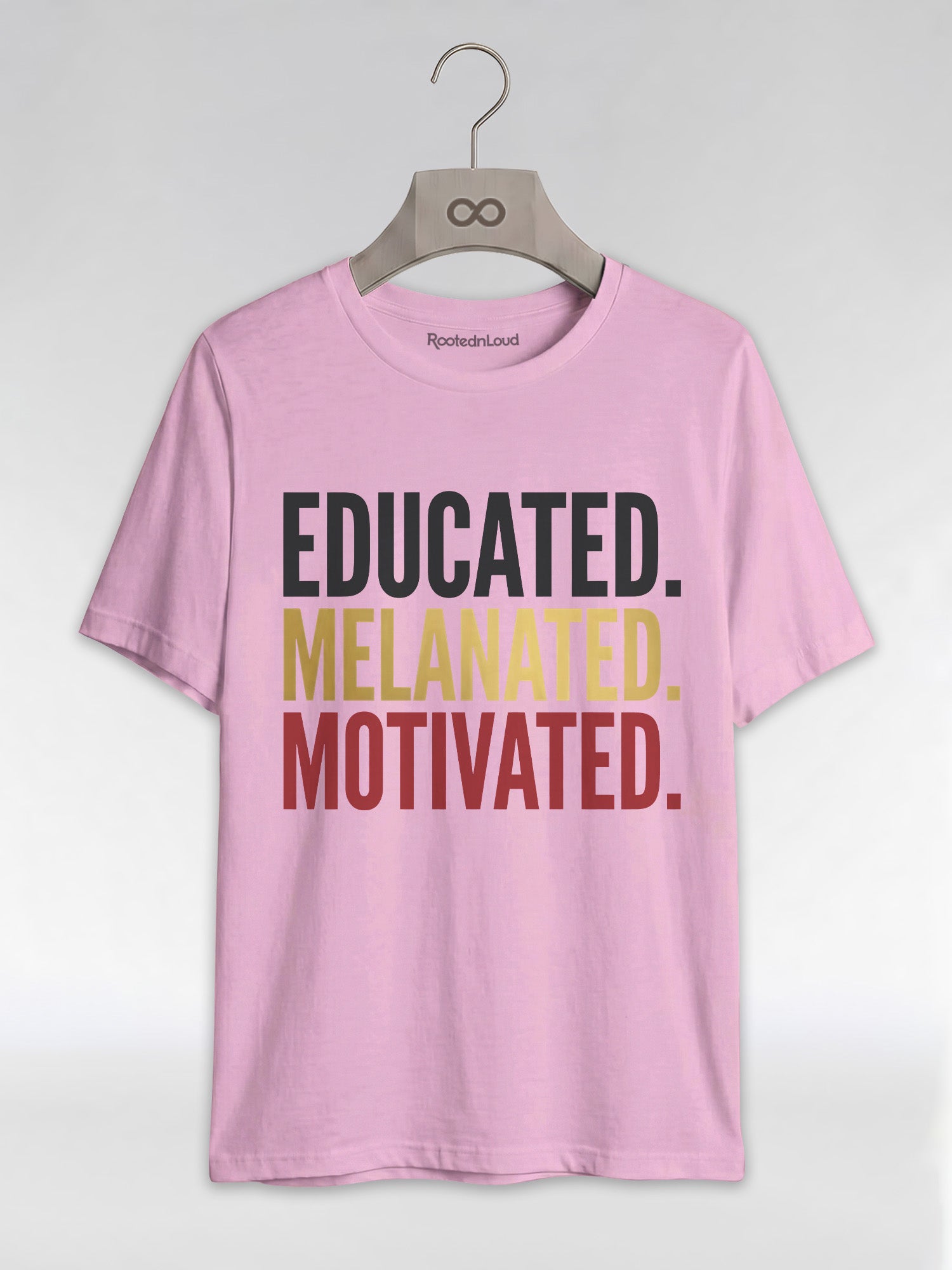 Educated Melanated Motivated: Black Excellence Graphic T-Shirt - RootednLoud