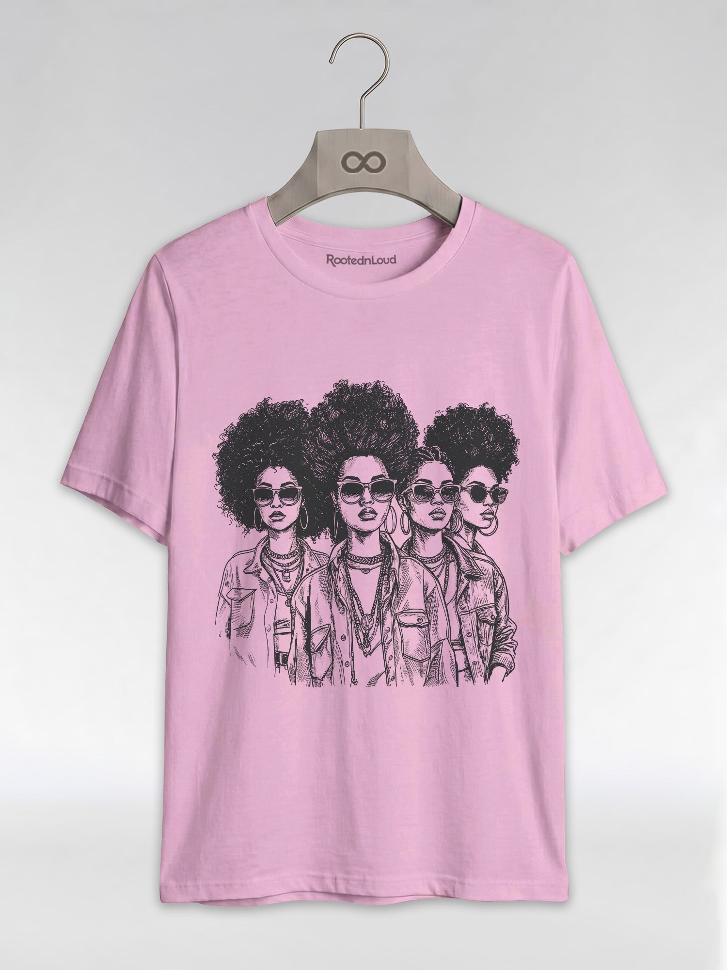 Black Girl Magic: The Ultimate Squad Goals Graphic T-Shirt - RootednLoud