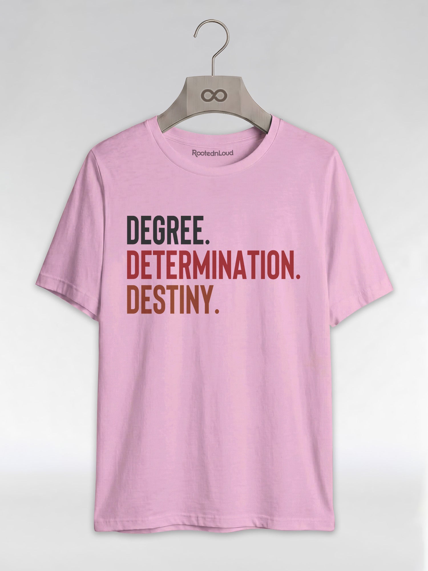 Degree Determination Destiny: Black Excellence Graduation Graphic T-Shirt - RootednLoud