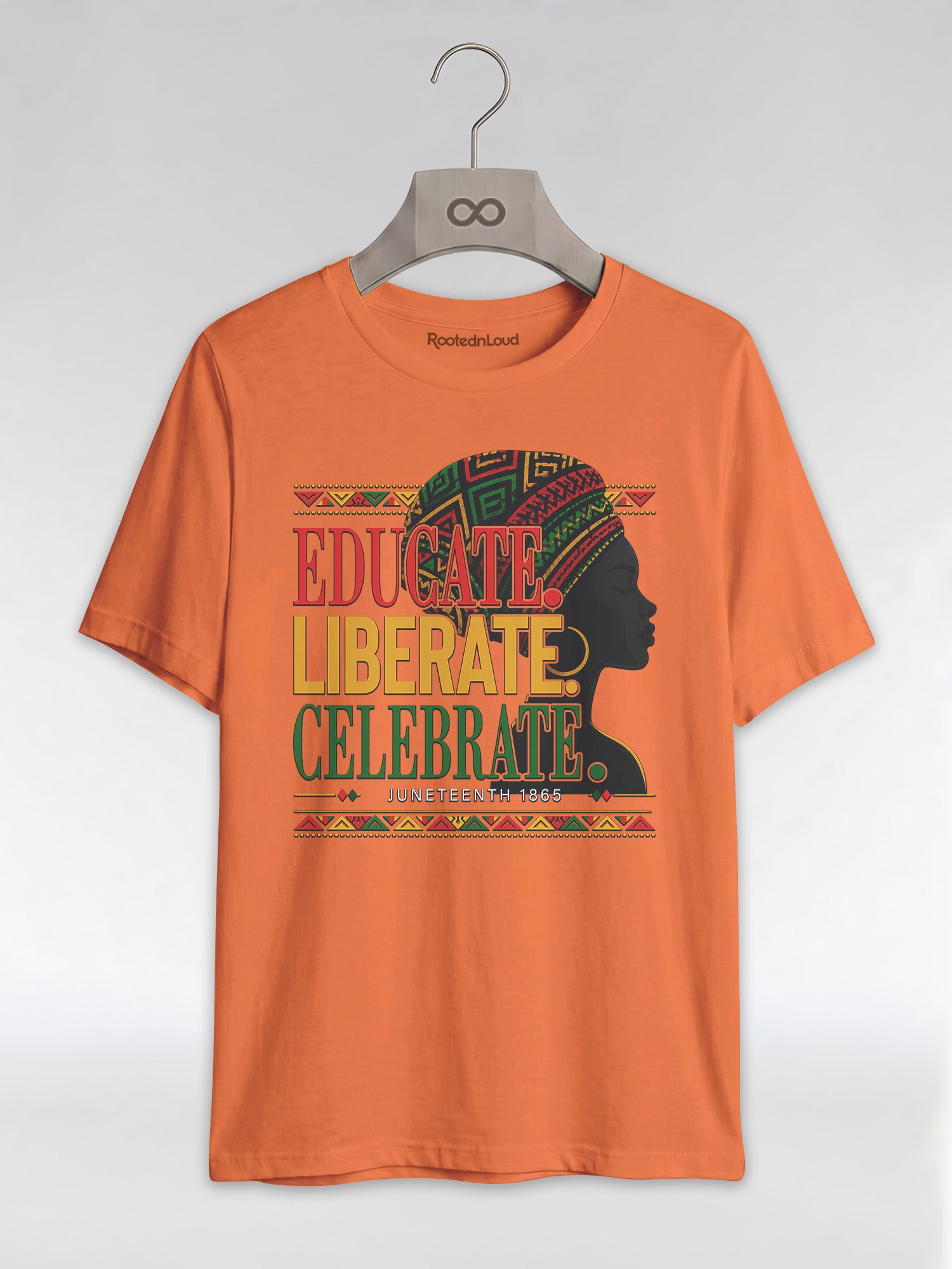 Black History: Educate Liberate Celebrate 1865 Graphic T-Shirt - RootednLoud