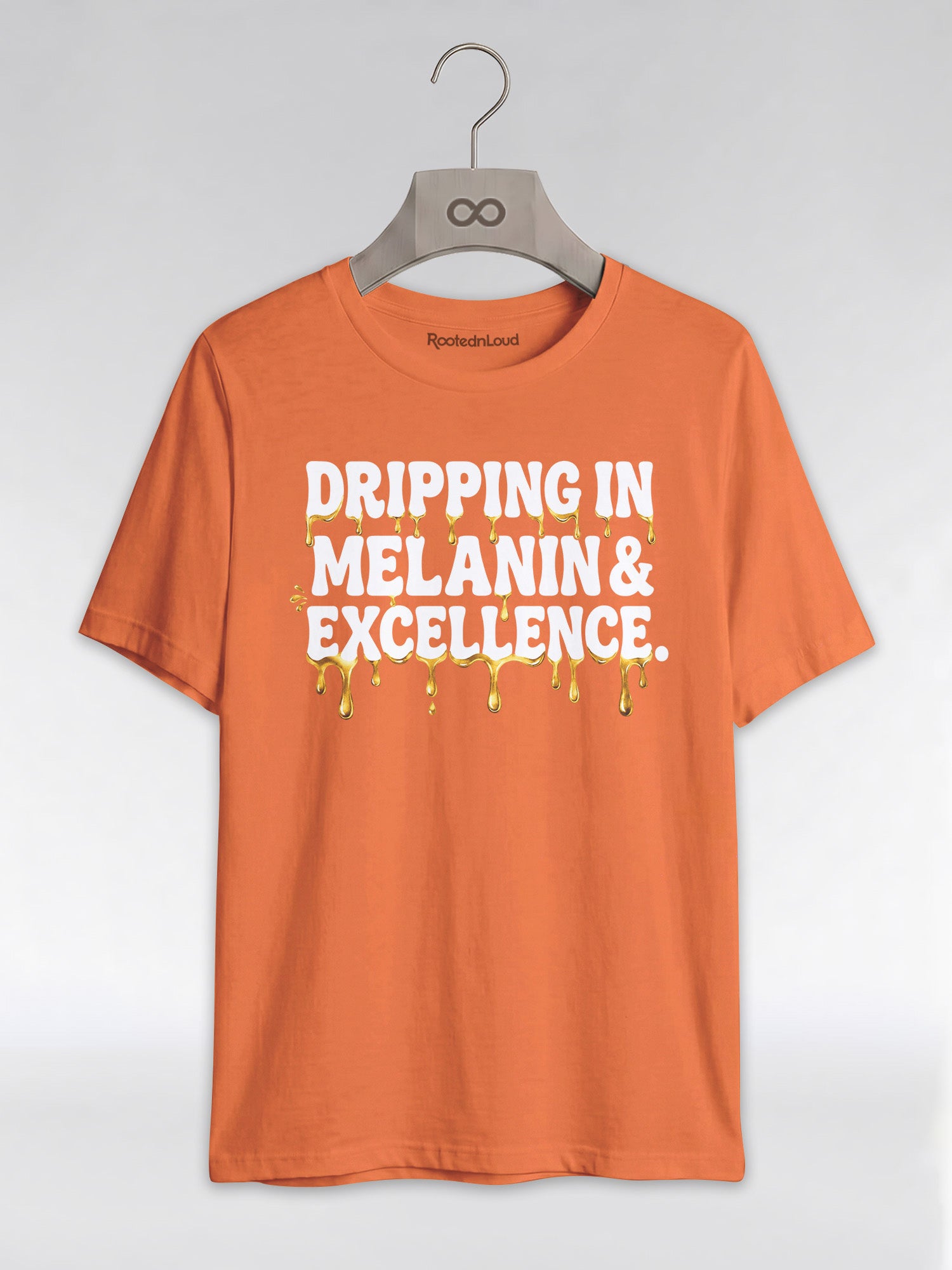 Dripping In Melanin And Excellence Graphic T-Shirt - RootednLoud
