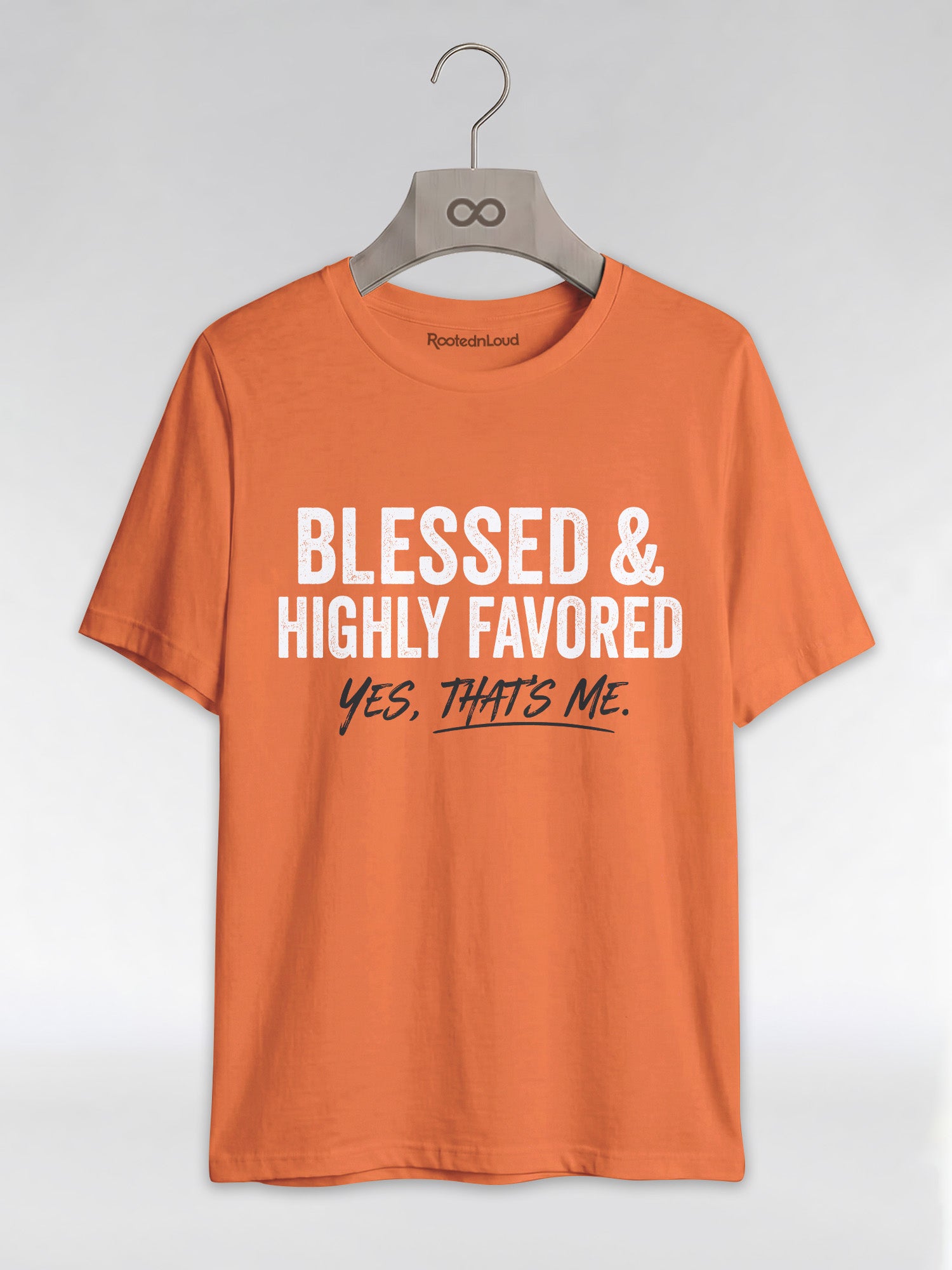 Blessed & Highly Favored: Christian Black Excellence Graphic T-Shirt - RootednLoud