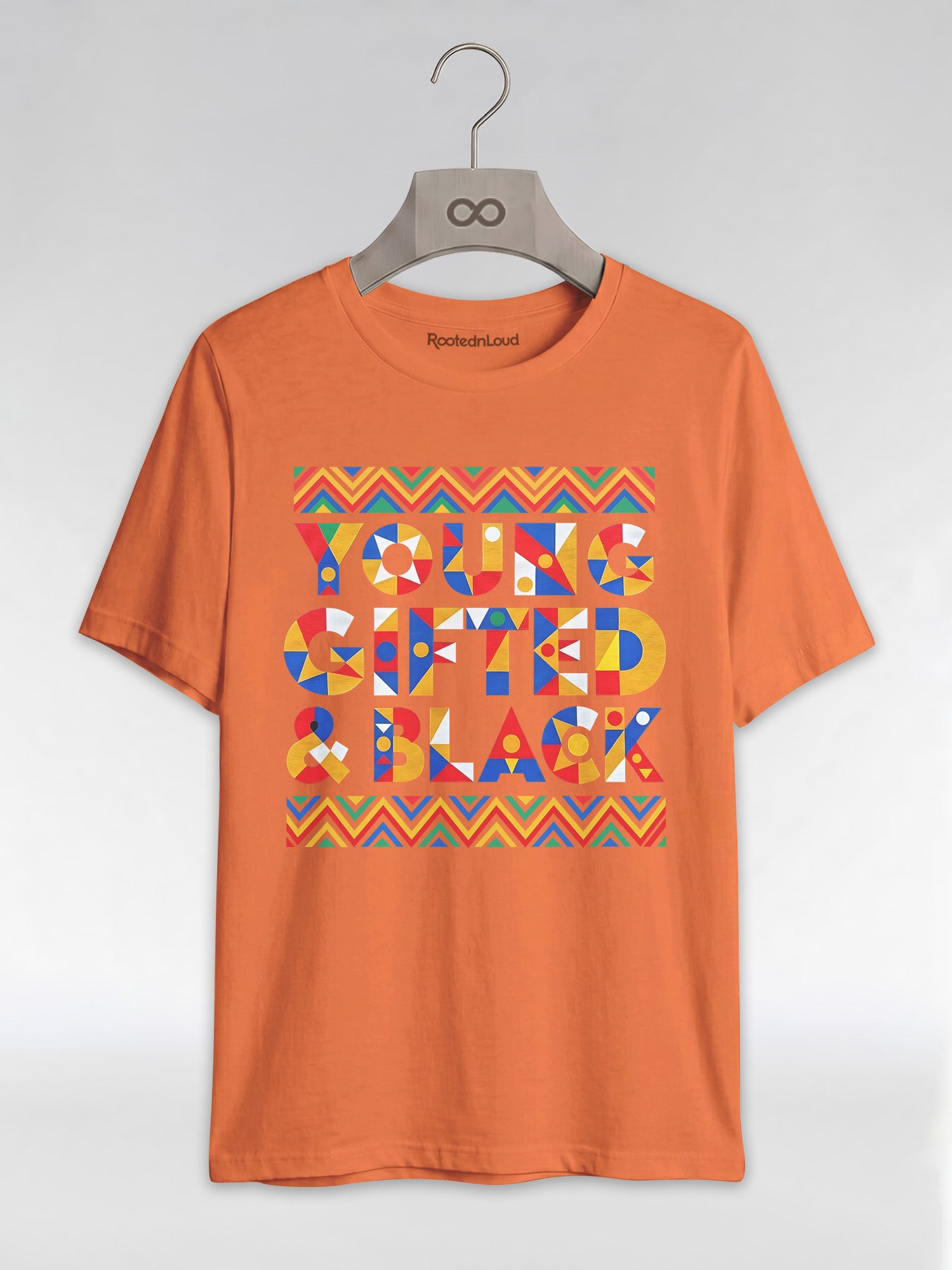 Black Excellence Apparel: Young Gifted and Black Tribal Graphic T-Shirt - RootednLoud