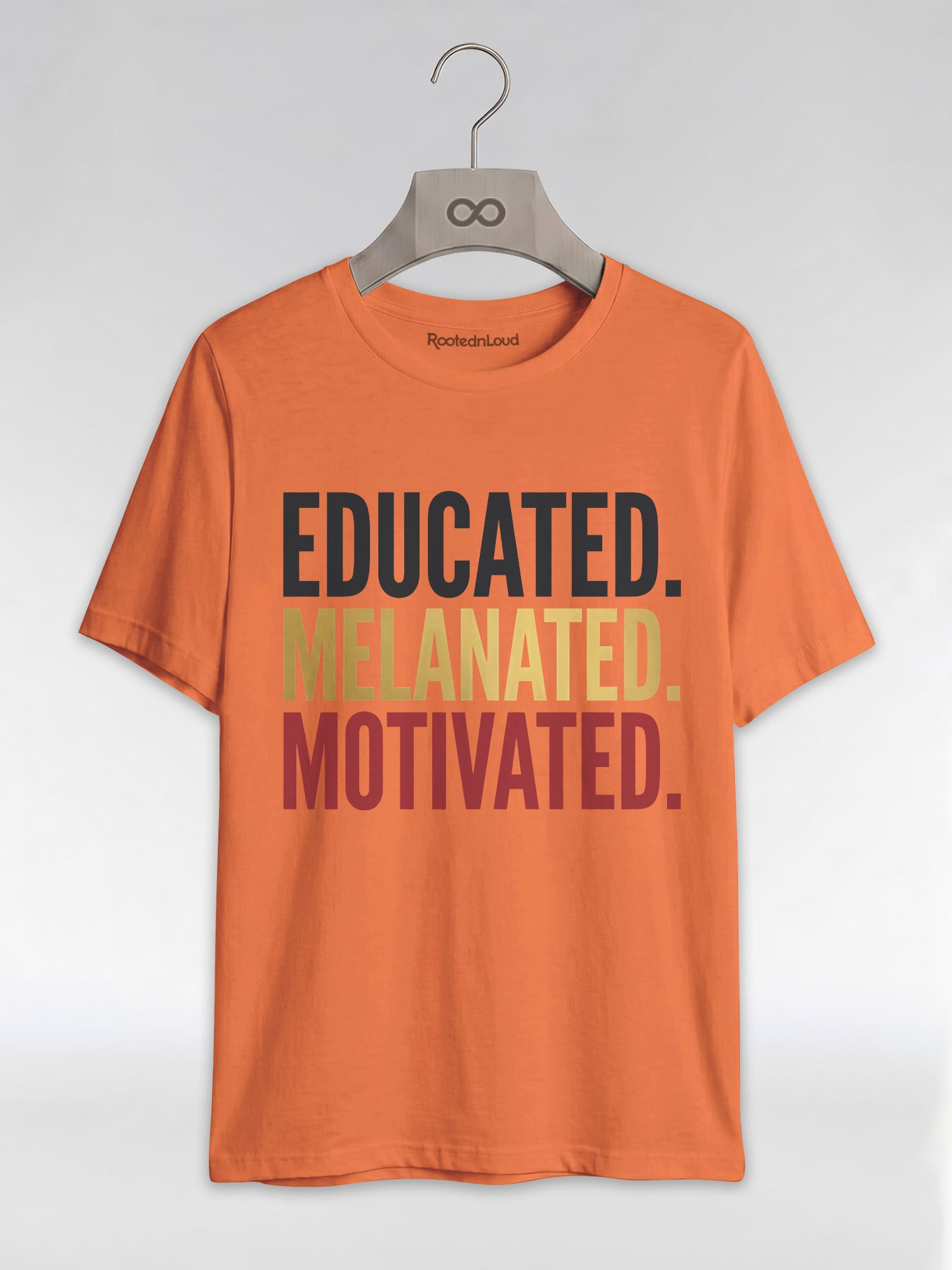 Educated Melanated Motivated: Black Excellence Graphic T-Shirt - RootednLoud