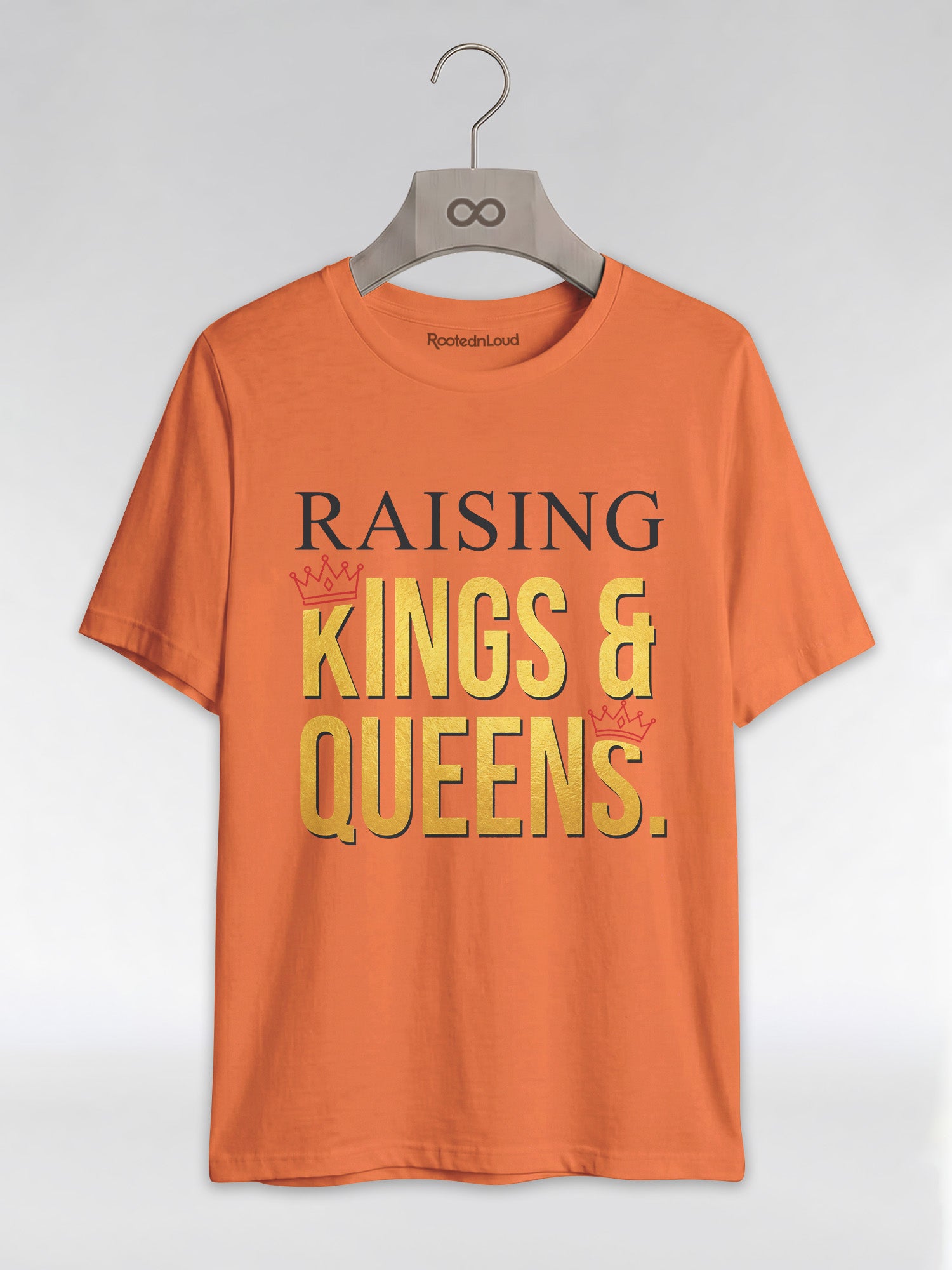Raising Kings And Queens: Proud Black Parents Graphic T-Shirt - RootednLoud