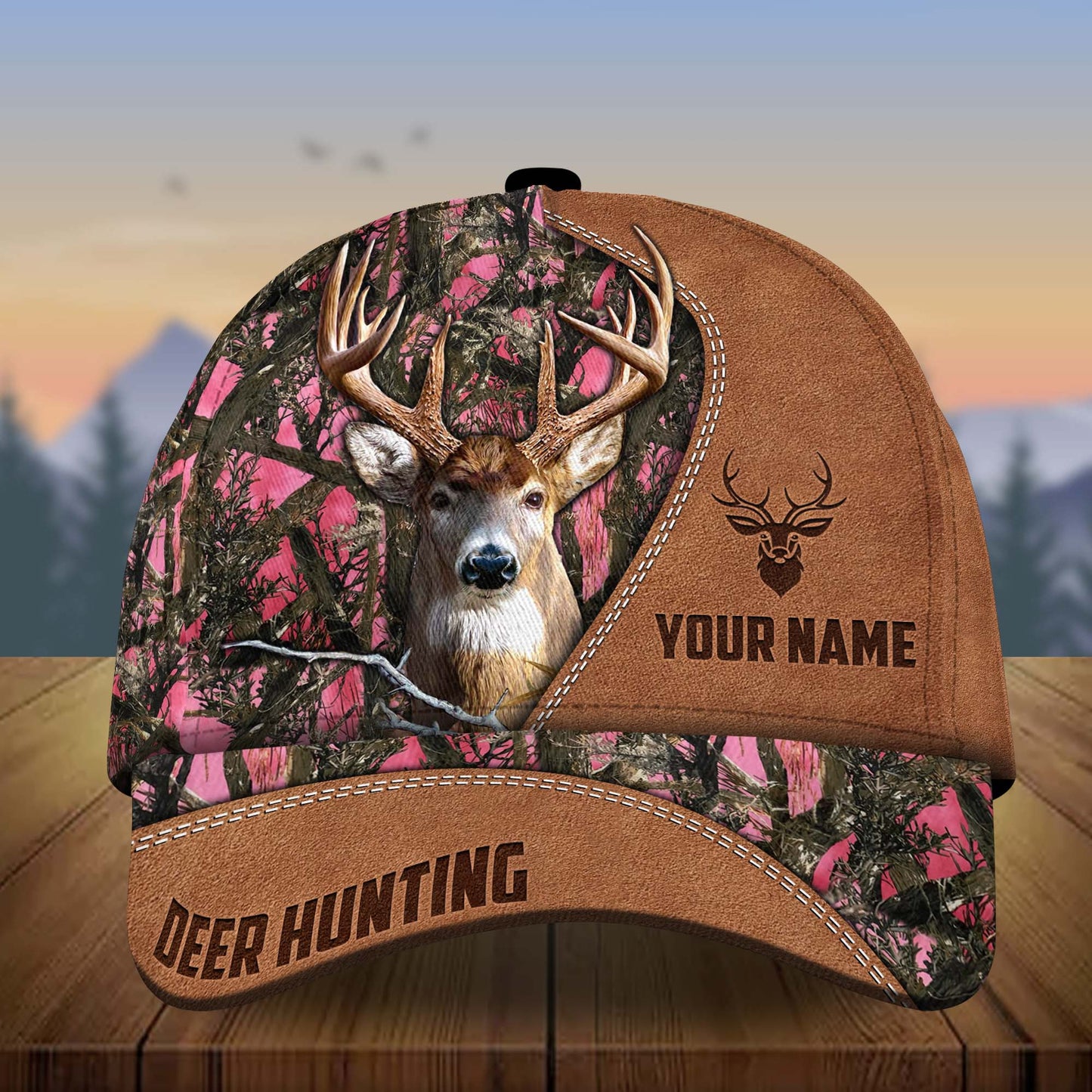 Frenzidea Deer Hunting Multicolor Personalized Cap