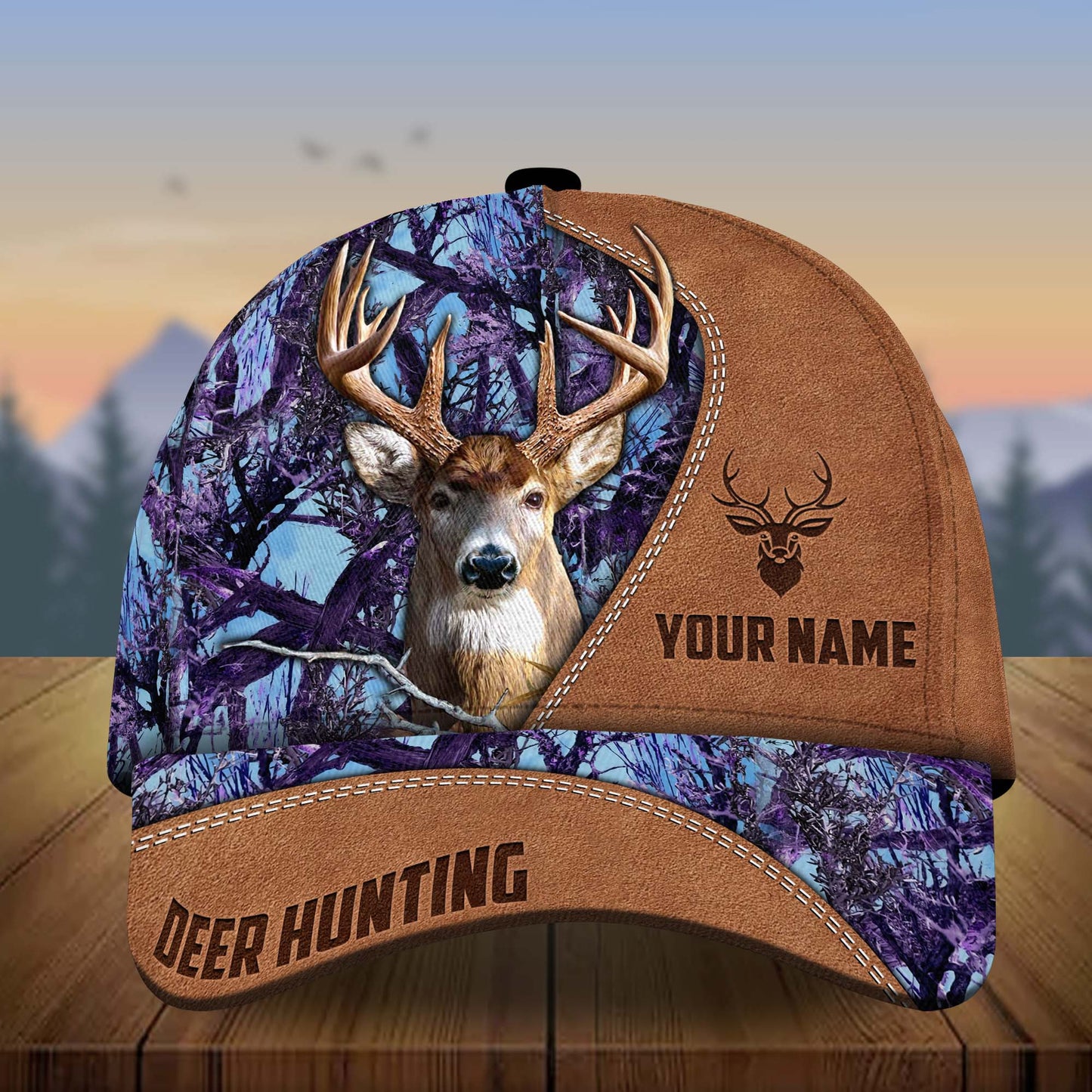 Frenzidea Deer Hunting Multicolor Personalized Cap