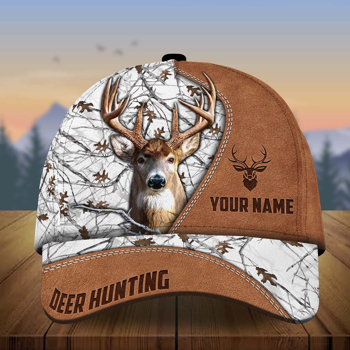 Frenzidea Deer Hunting Multicolor Personalized Cap