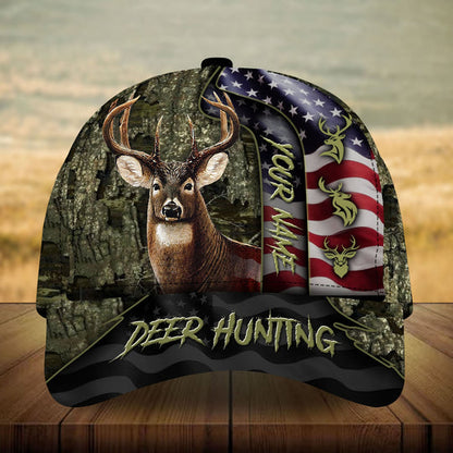 Frenzidea Unique Loralle US Deer Hunting Personalized Cap