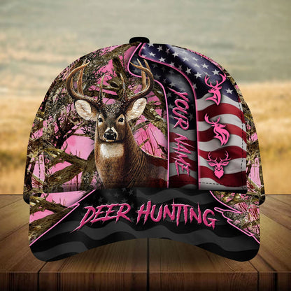 Frenzidea Unique Loralle US Deer Hunting Personalized Cap