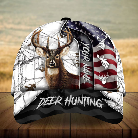 Frenzidea Unique Loralle US Deer Hunting Personalized Cap