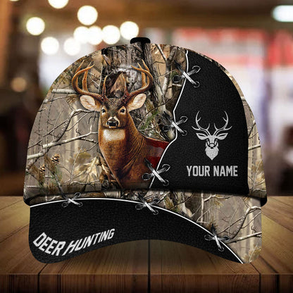 Frenzidea Loralle Premium Deer Hunting Multicolor Personalized Cap