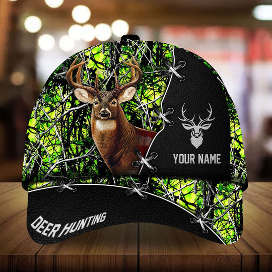 Frenzidea Loralle Premium Deer Hunting Multicolor Personalized Cap