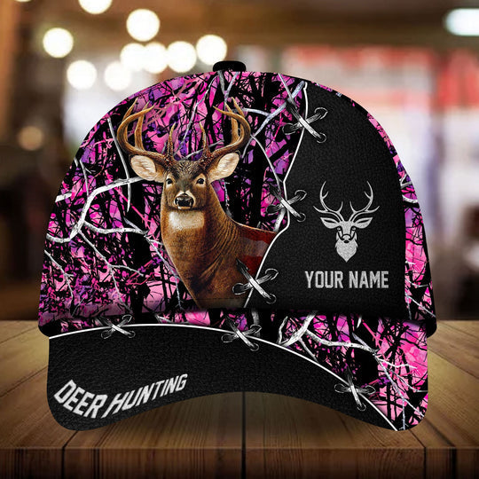 Frenzidea Loralle Premium Deer Hunting Multicolor Personalized Cap
