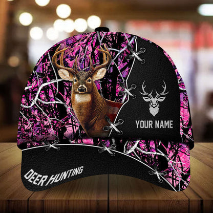 Frenzidea Loralle Premium Deer Hunting Multicolor Personalized Cap