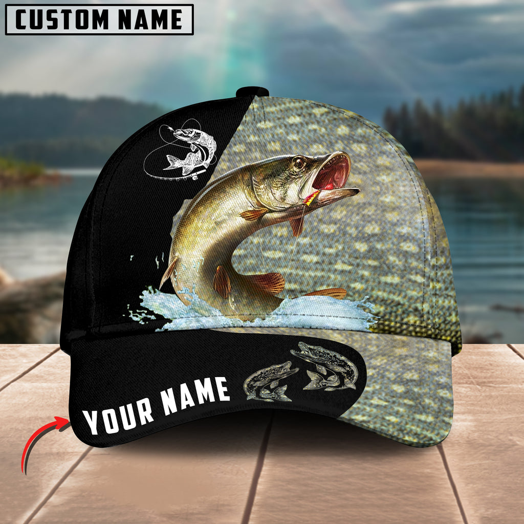 Frenzidea Personalized Pike Fishing Classic 3D Cap