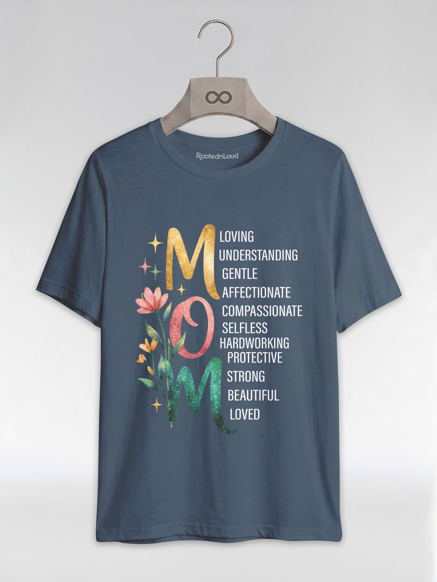Black Mom Excellence: The Heart of the Family Graphic T-Shirt - RootednLoud