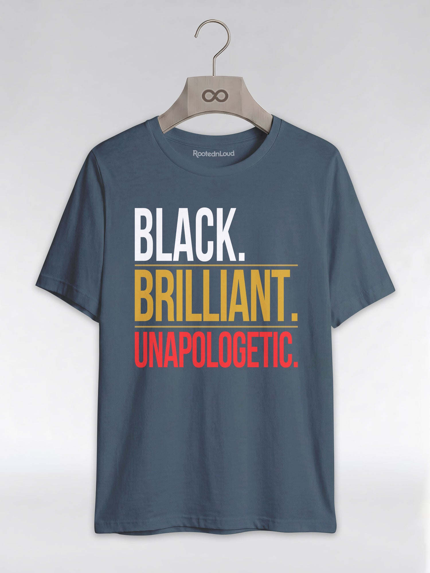 Black Brilliant Unapologetic: Proud Melanin Graphic T-Shirt - RootednLoud