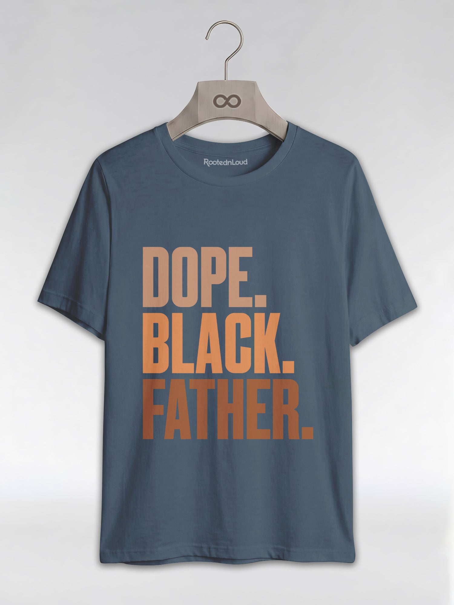 Dope Black Father Graphic T-Shirt - RootednLoud