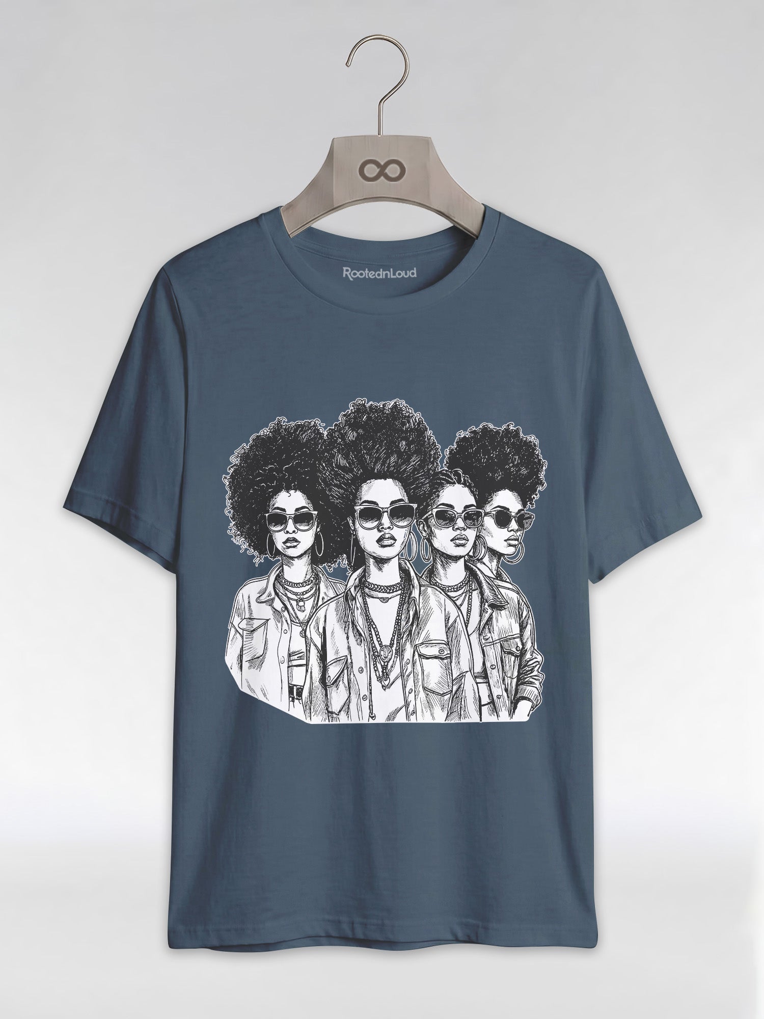 Black Girl Magic: The Ultimate Squad Goals Graphic T-Shirt - RootednLoud